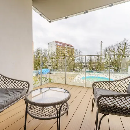Faro Nadmorskie Tarasy Przy Latarni I Molo Baseny, Sauny, Fitness I Parking W Cenie Apartment