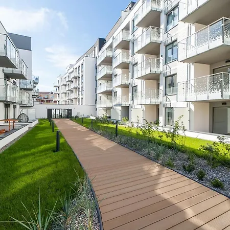 Faro Nadmorskie Tarasy Deluxe Przy Latarni Morskiej Apartmán *